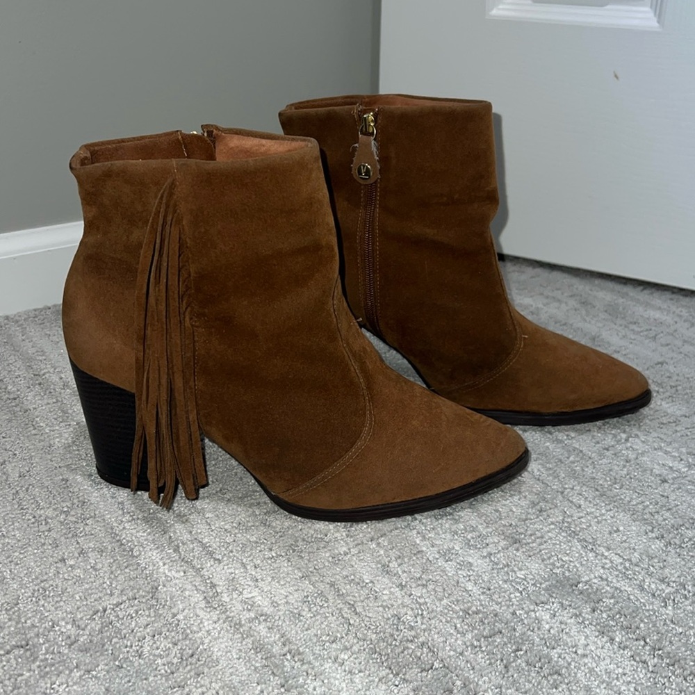 Vizzano Suede Boots with Fringe